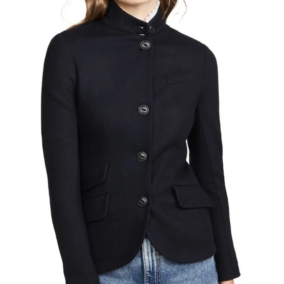 rag & bone Jackets & Blazers - Rag and Bone 100% Wool Dark Navy Slade Blazer jacket size 2